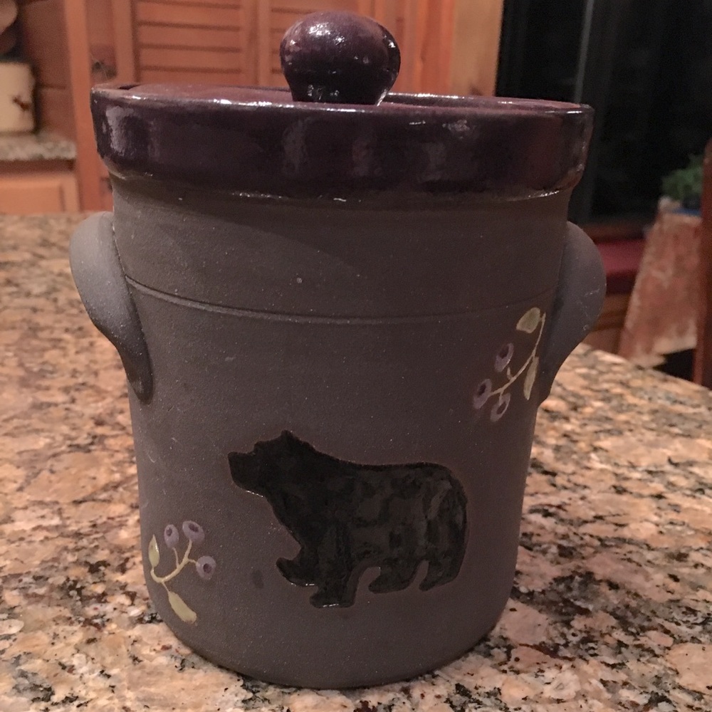 Boot Hill Pottery Canister
